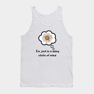 Daisies Flora Positive Vintage Retro Minimalist Tank Top